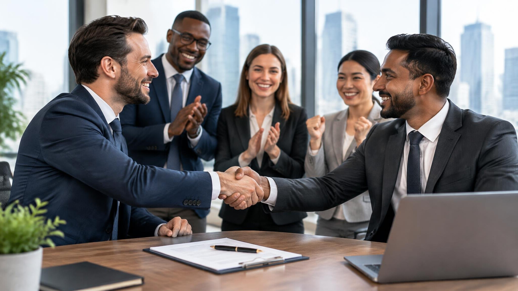 successful business deal