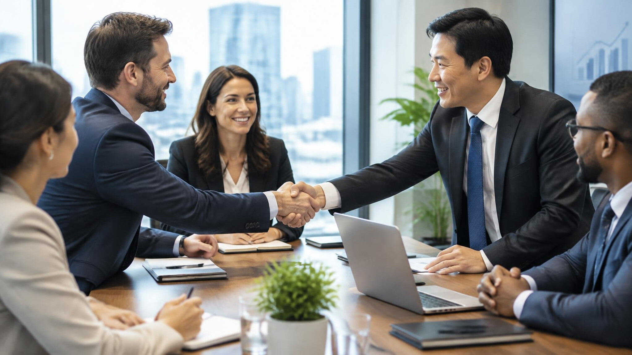 corporate negotiation meeting
