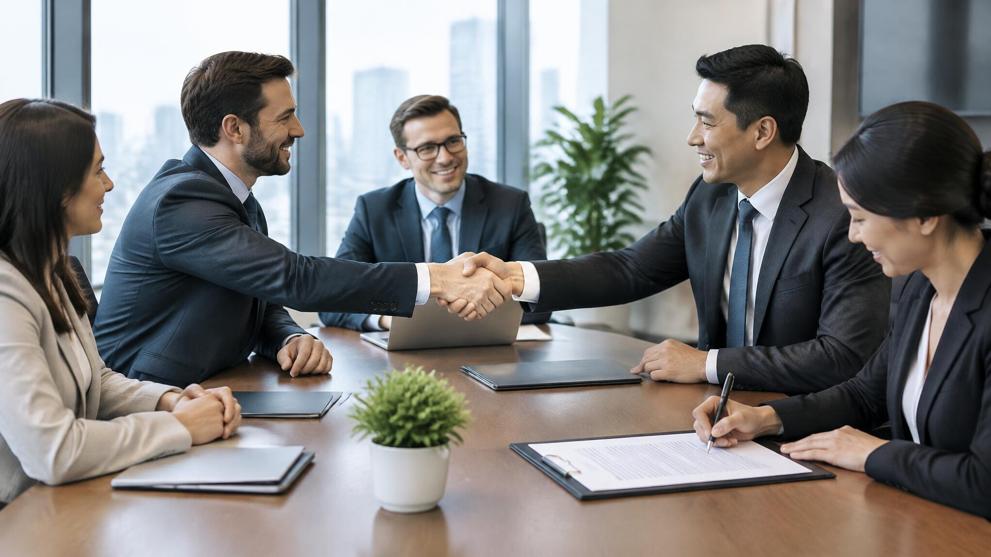 business negotiation meeting
